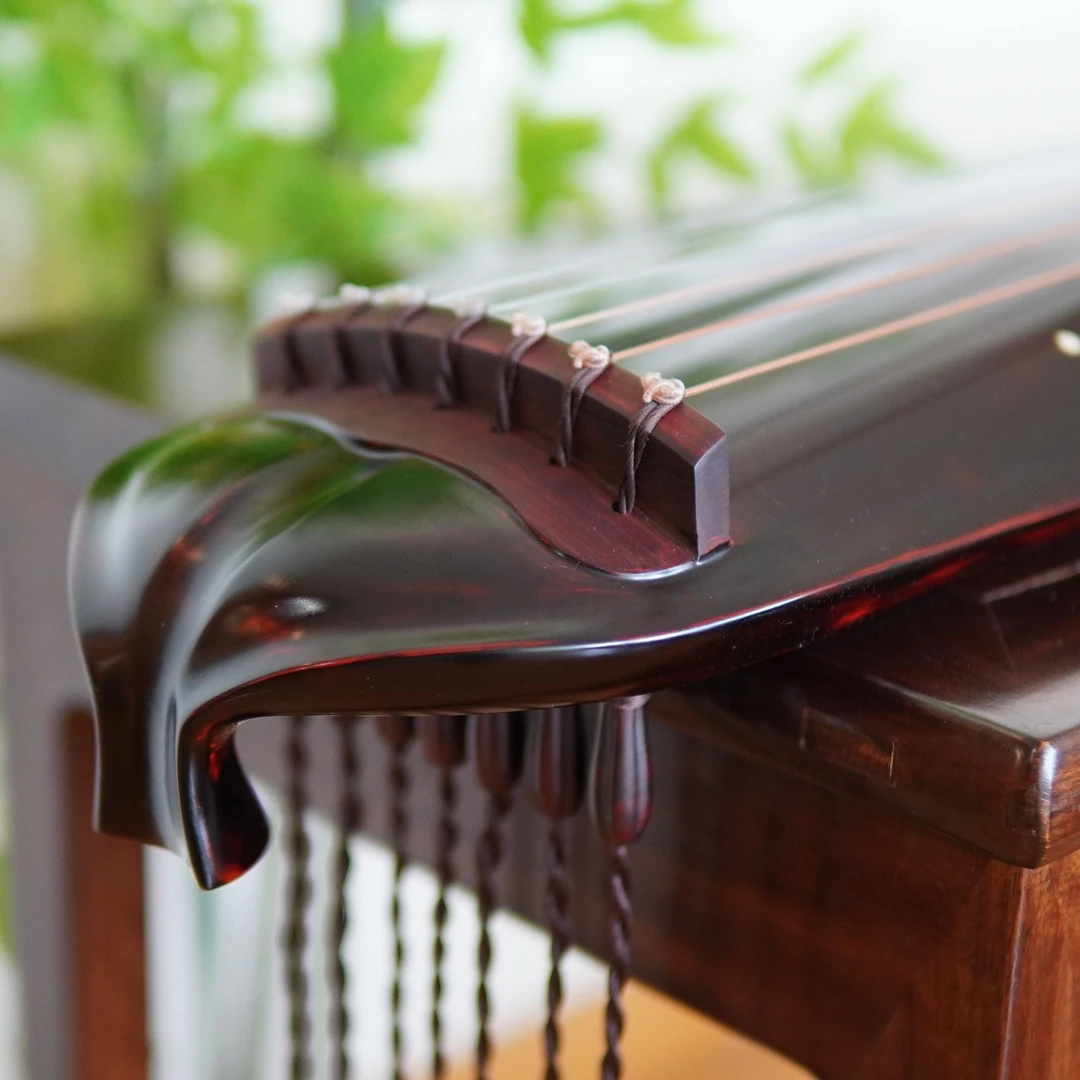 精选老杉木纯生漆蕉叶式演奏级古琴新手用琴厂家直销