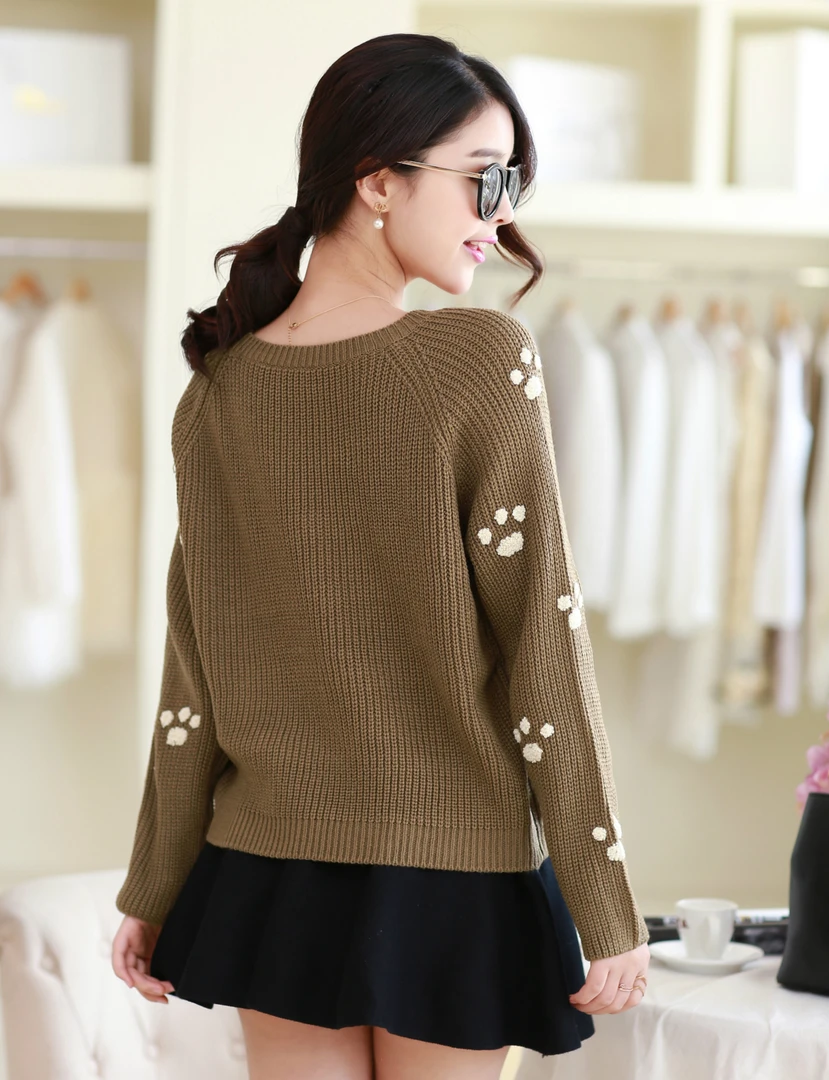 韩系秋冬款显瘦连衣裙