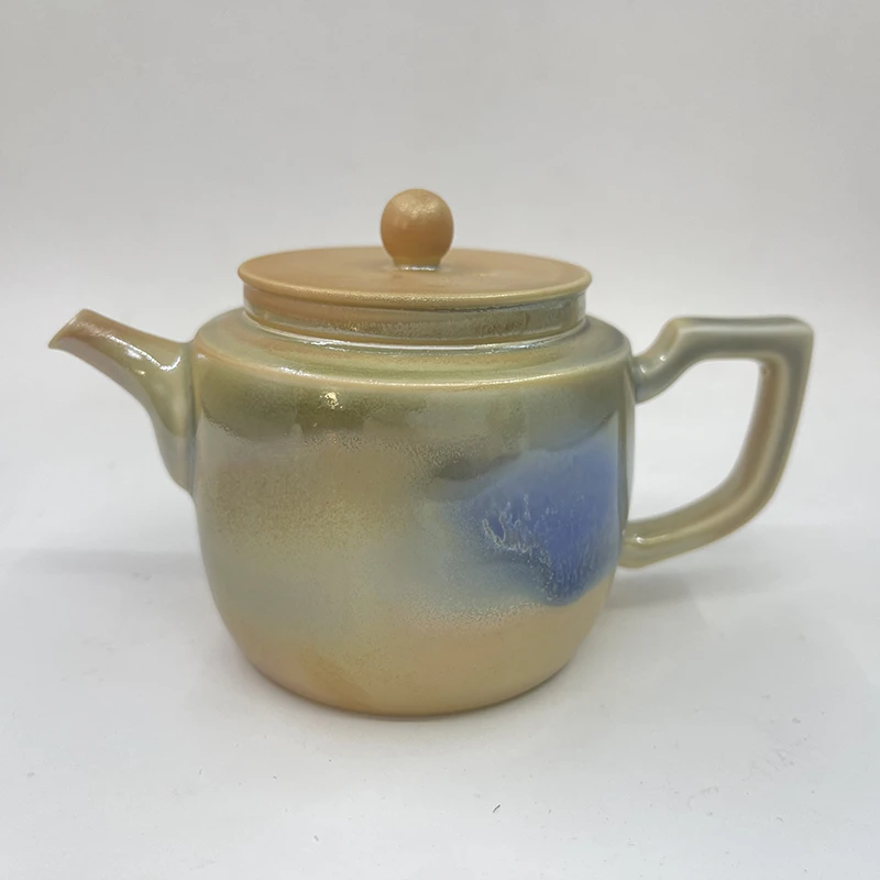 艺术家 王歌林柴烧大千彩壶 纯手工家用煮泡器泡茶壶 11264
