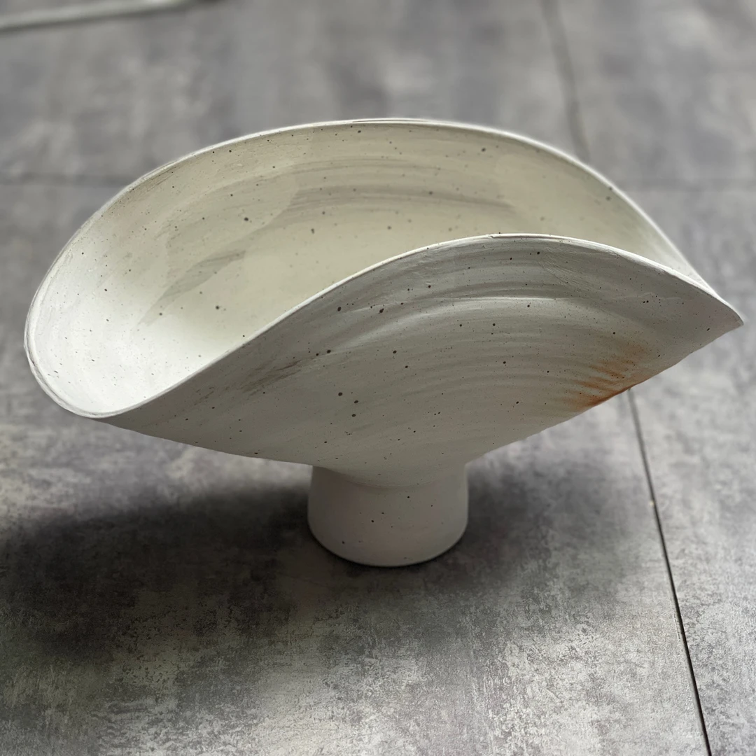 孤品/艺术家 徐灵燕 手作随型高足承 5341