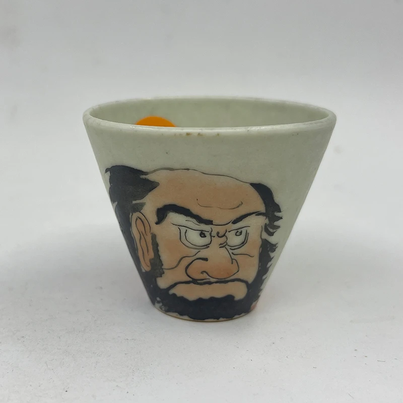 【孤品】艺术家 肖文华手绘人物单杯 陶瓷手作 10836