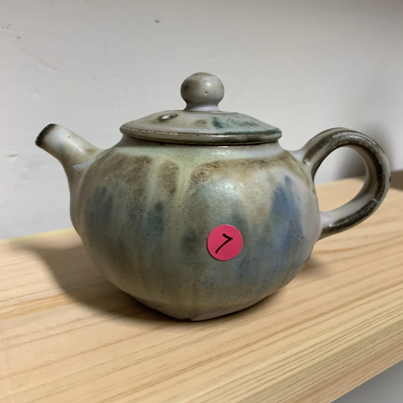 栾波 柴燒蘆葦塘彩釉正把壶 10734 250ml 球孔