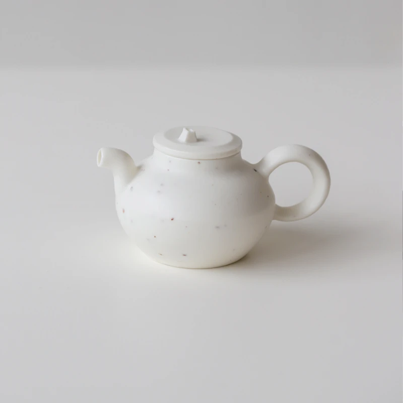 【孤品】艺术家雷杰白驹物物壶手工陶瓷艺术品茶具茶壶简约高级9291