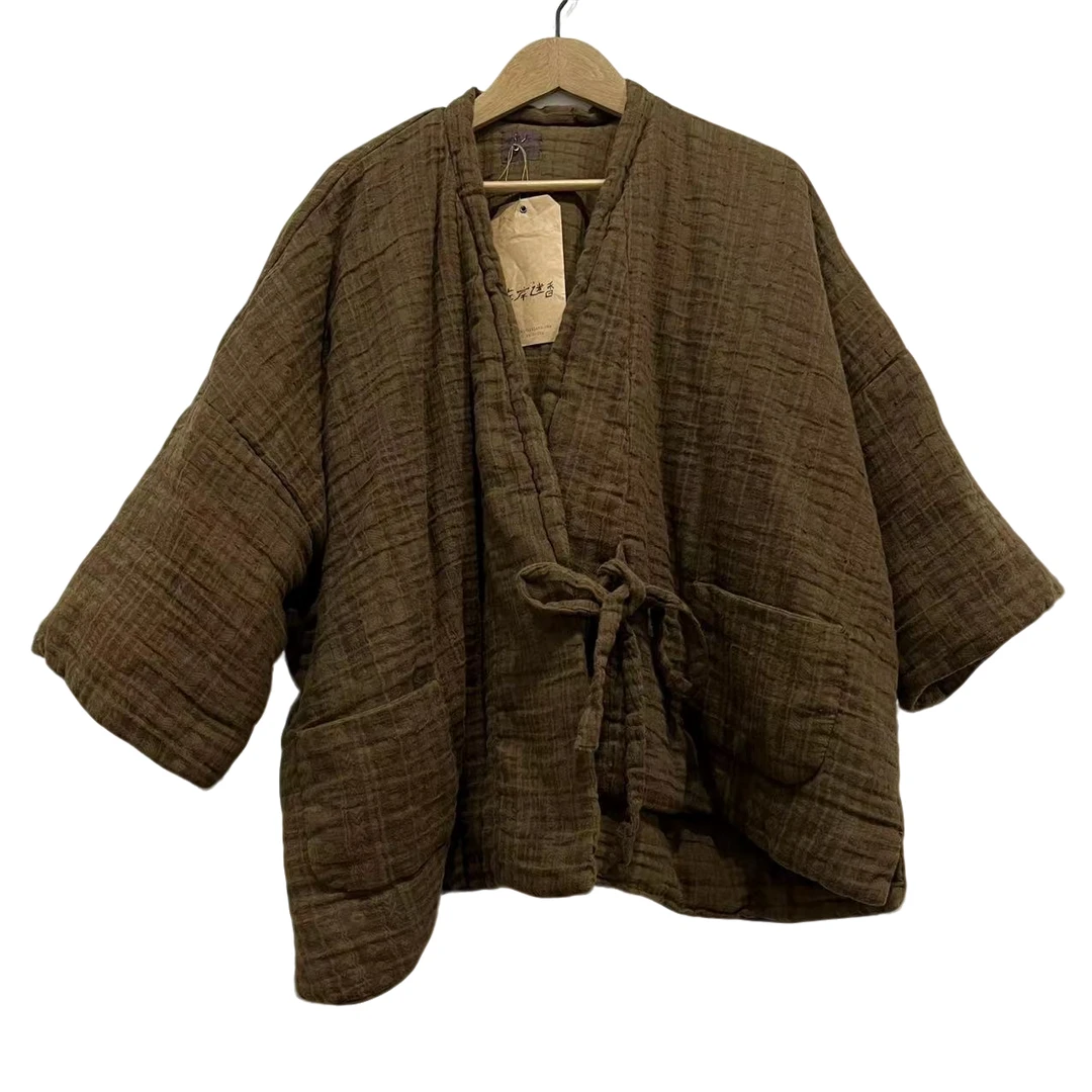 山山家-左岸迷香【棉衣】Z23FW8028中式复古国风时尚短款休闲文艺冬