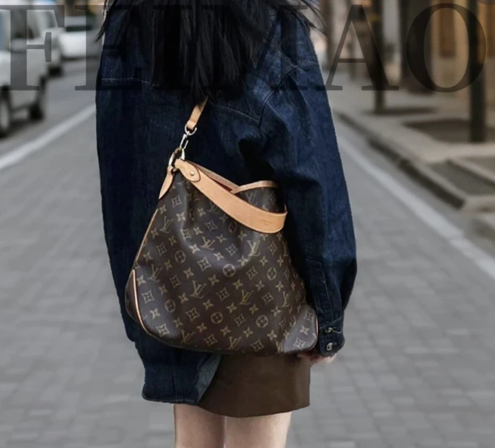 95新 LouisVuitton/路易威登 4149 老花graceful单肩小号