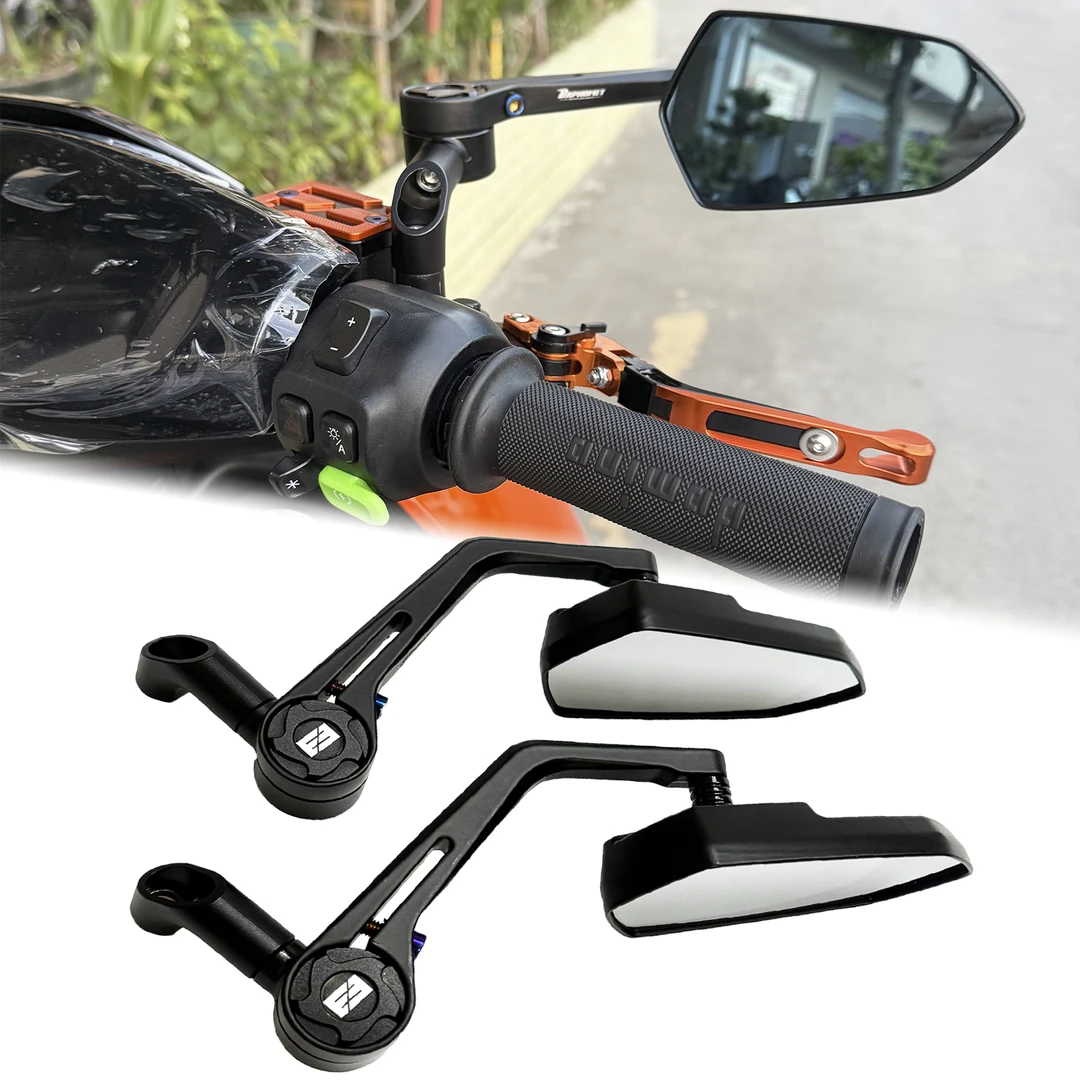 极核电动AE4 AE8AE4i AE5i EZ3i改装巴风特万向座后视镜CNC倒车镜