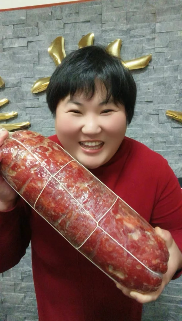 娟子家黑猪肉4斤/根正宗的青岛老火腿 非遗产品传承配方果木熏烤