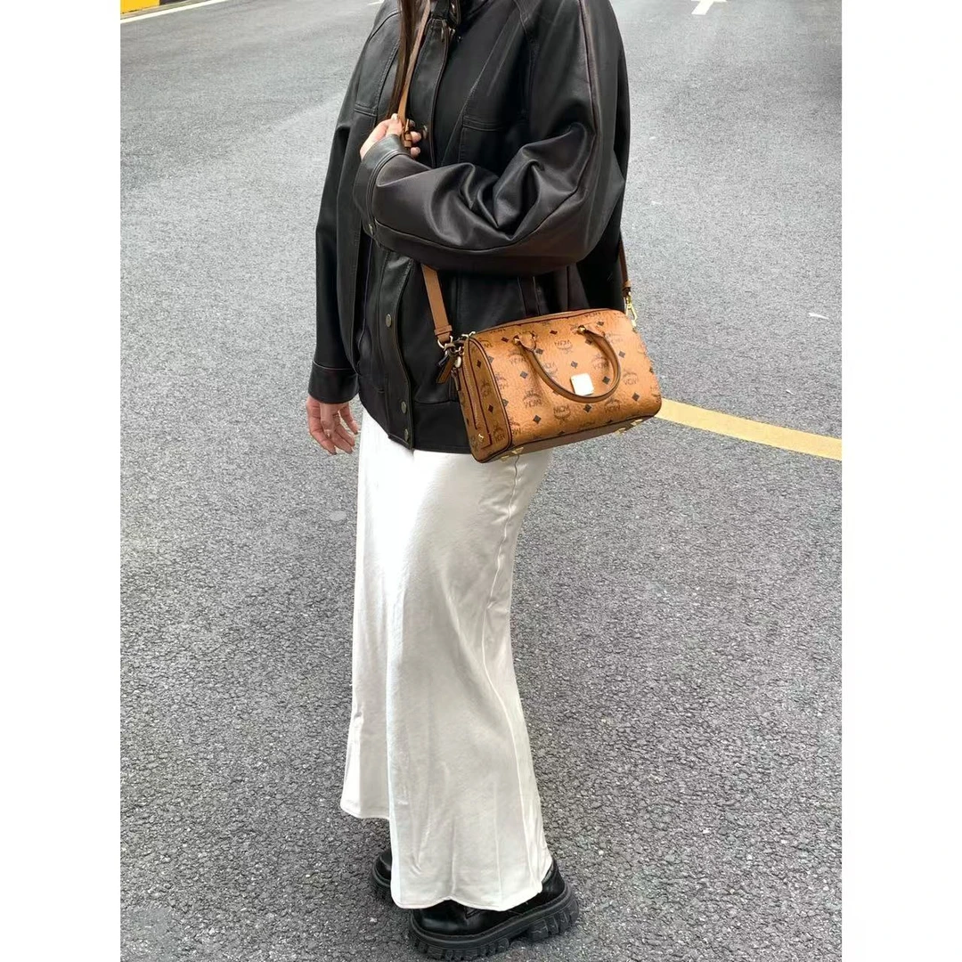 95新 MCM 肥肥中古/MCM/波士顿包/95新