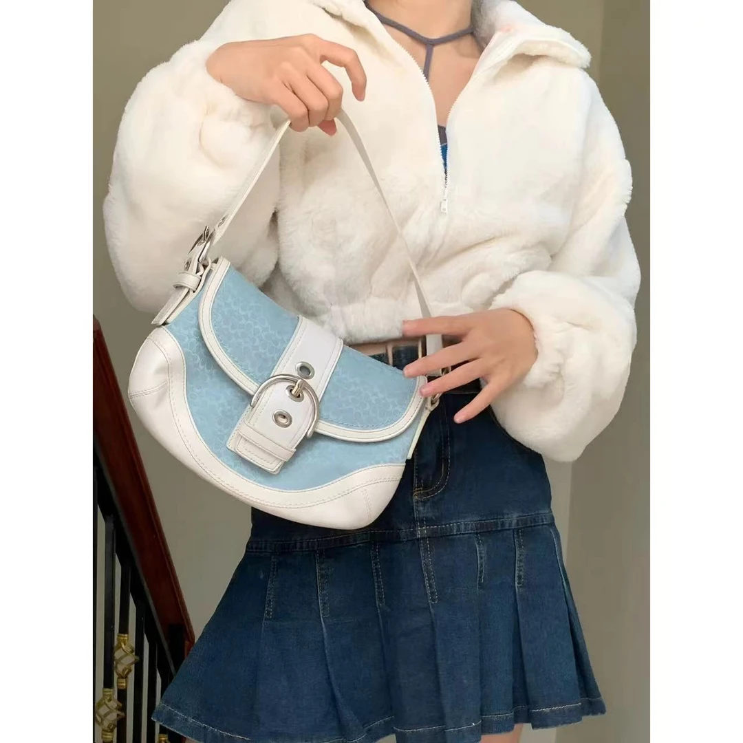 95新 COACH/蔻驰 肥肥中古/豌豆包/95新