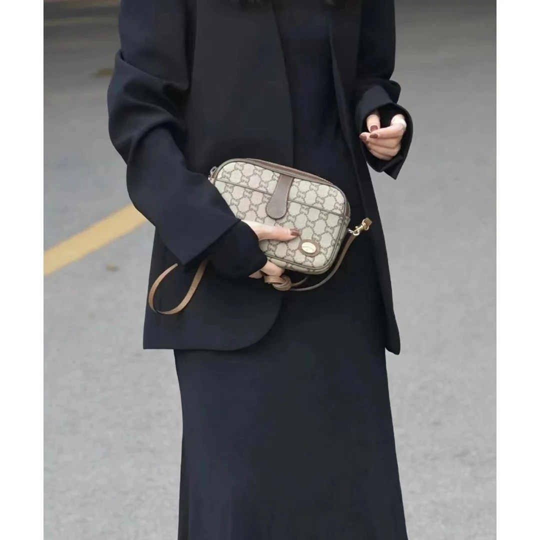 95新 GUCCI/古驰 肥肥中古/斜跨包
