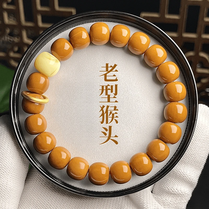 无瑕品质手工精雕精品京八棱猴头手串高档毕业级核桃文玩手串正宗