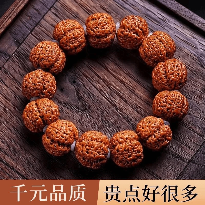 尼泊尔大金刚五星蜂王菩提手串收藏文玩金刚菩提原籽盘玩经典匠心