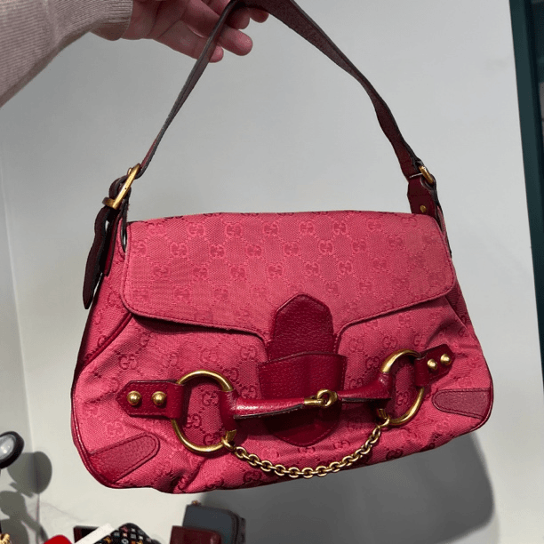 95新 GUCCI/古驰 Gucci 马衔扣系列单肩包