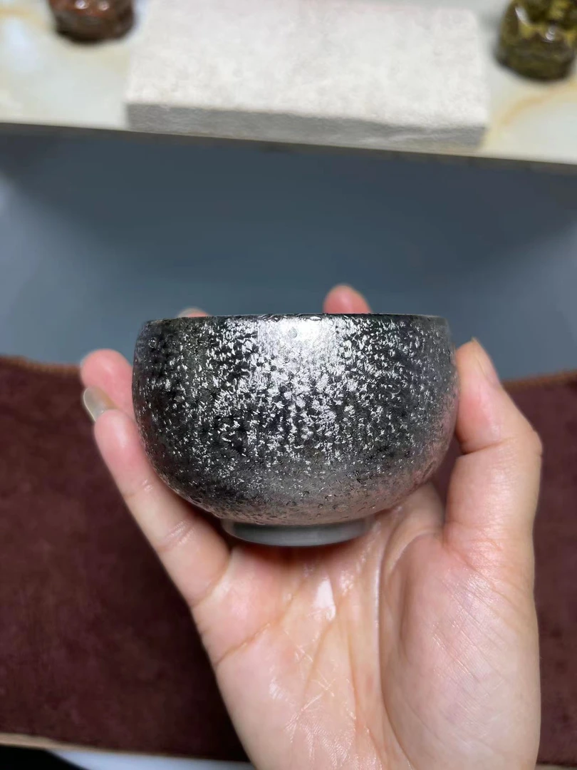 【闪购商品】银色传说罗汉品茗杯茶具