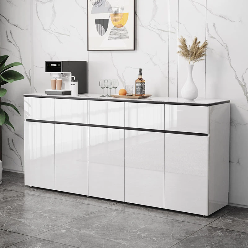 轻奢餐边柜酒柜现代简约碗柜家用厨房储物柜客厅靠墙柜子茶水边柜