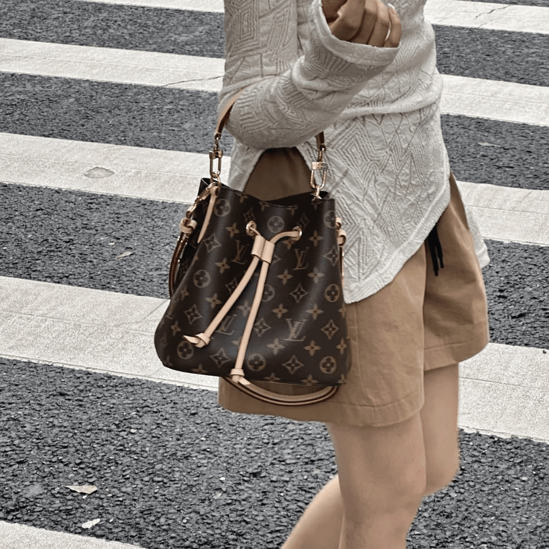 全新未使用 LouisVuitton/路易威登 Lv手柄小水桶noe bb 20×20×13