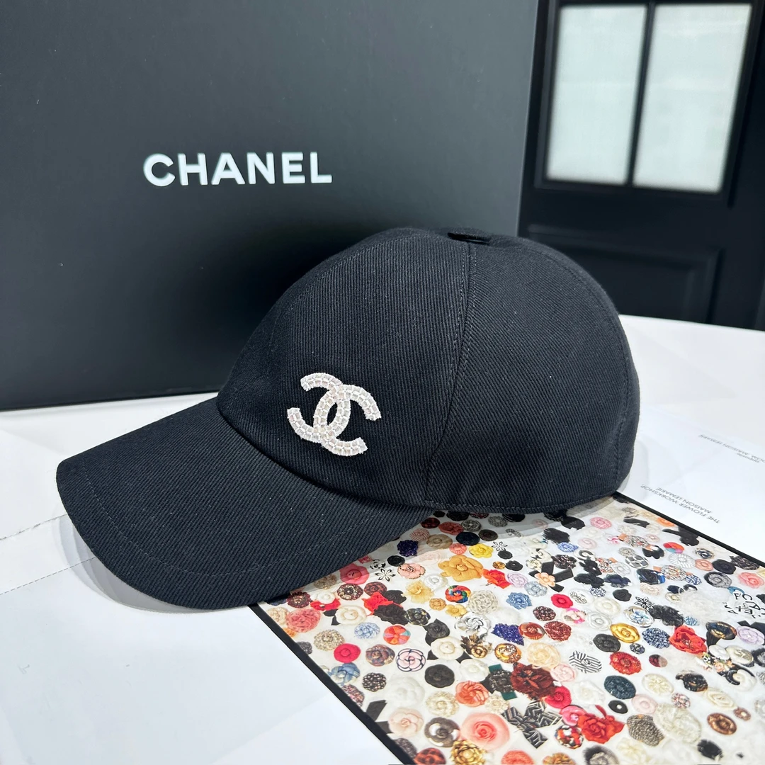 全新未使用 Chanel/香奈儿 24P 双C 鸭舌帽棒球帽 粉色内里