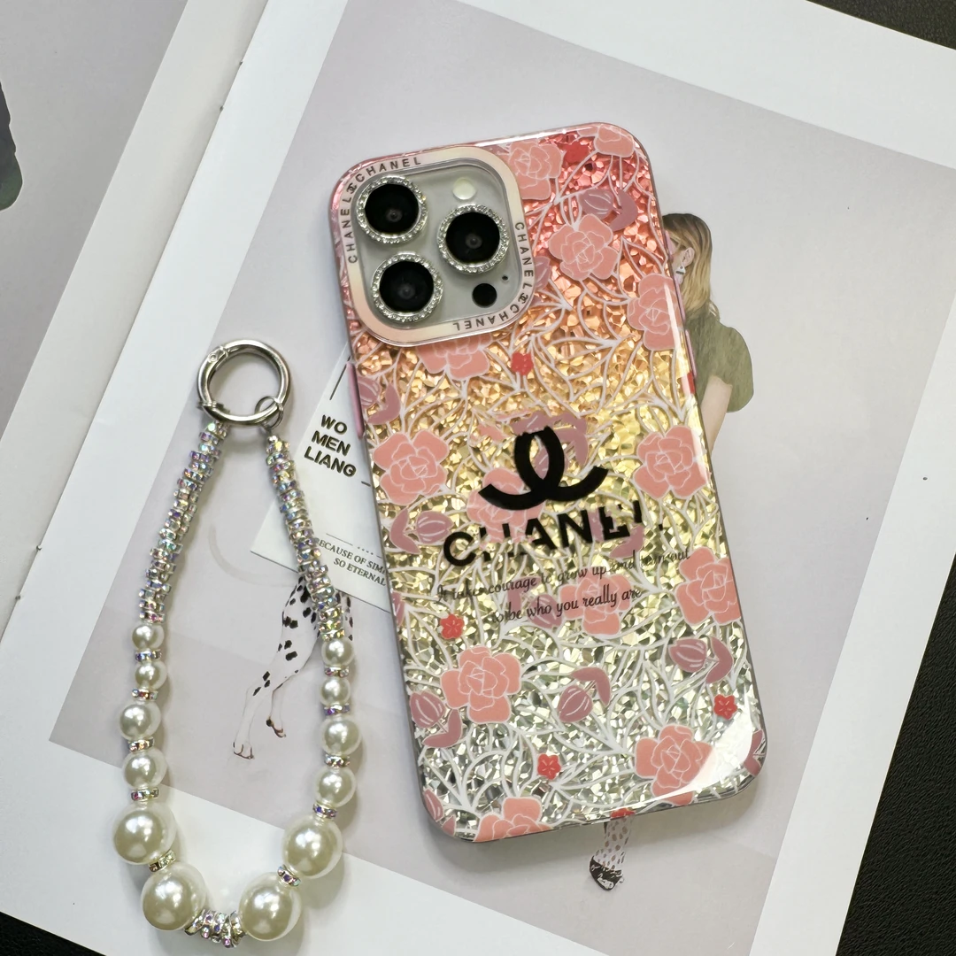 3D老花双层金羽烫银iPhone15promax女13高级12手机壳14/13防摔壳