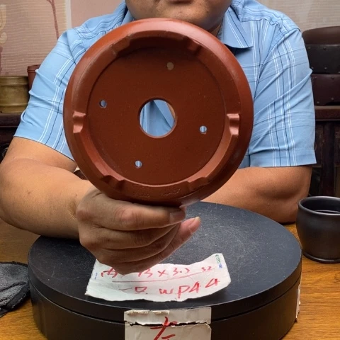 紫砂花盆货号一只WP44