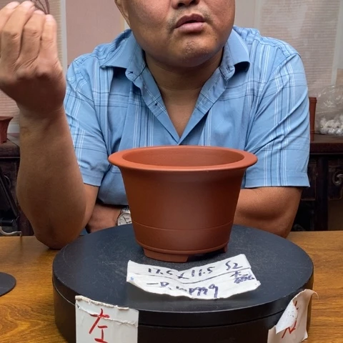 紫砂花盆货号一只WP999