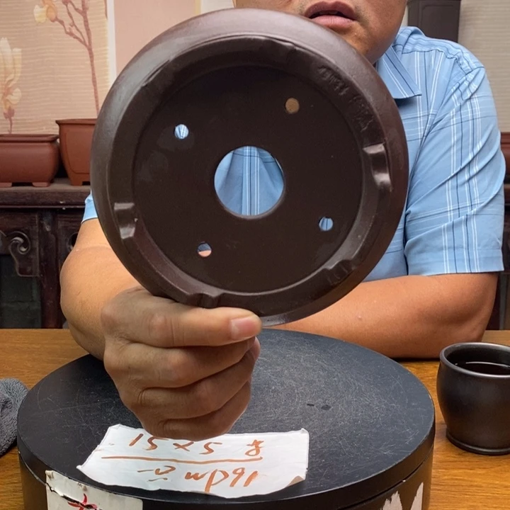 紫砂花盆货号一只WP91