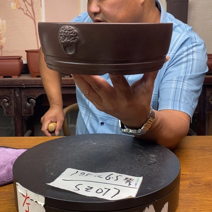 紫砂花盆货号一只SZ077
