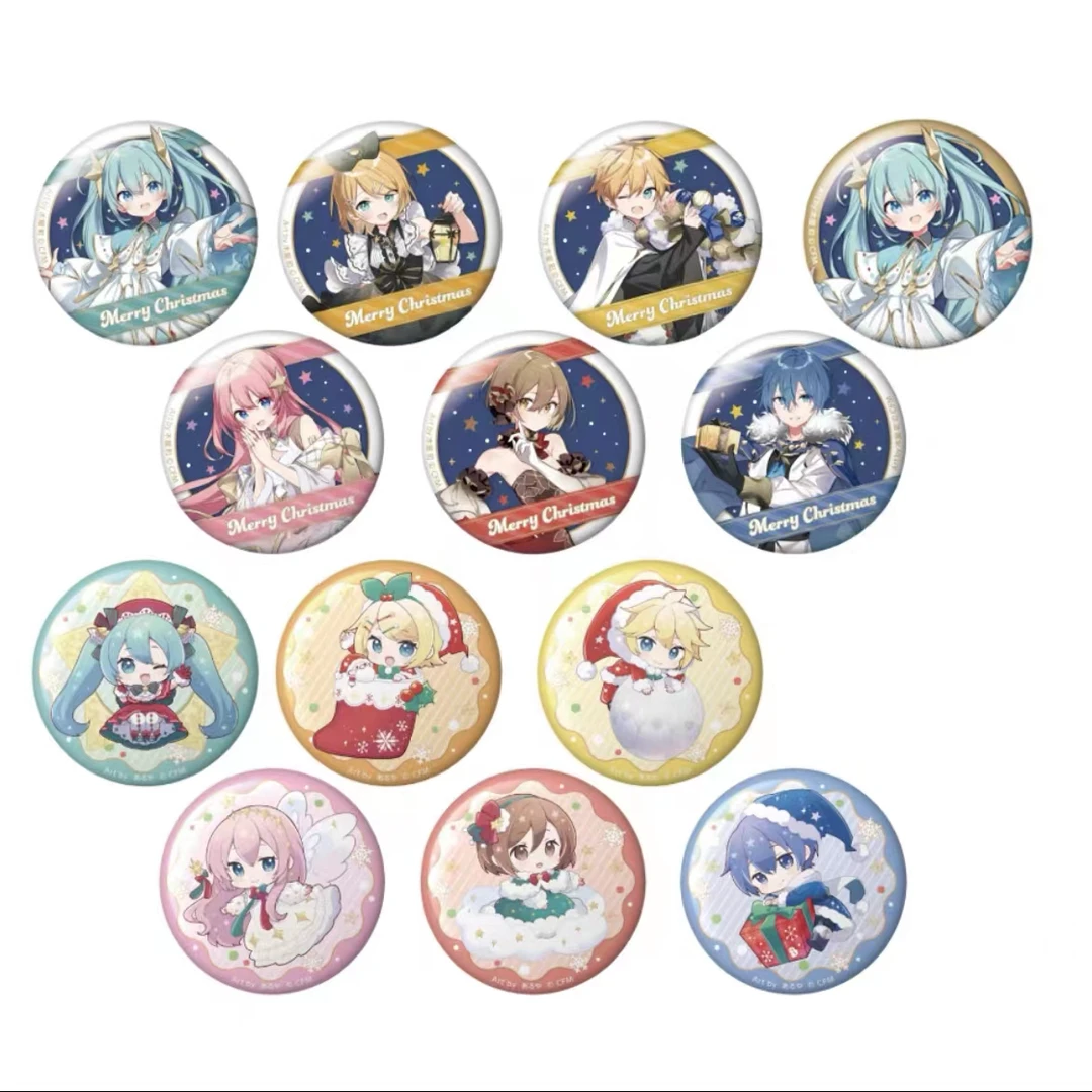 【拆盒】初音未来 XmasShop2023 圣诞 吧唧透卡【盲盒】