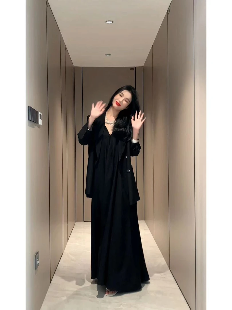 二静子 2024新款 定制宽松气质通勤西装外套 7722