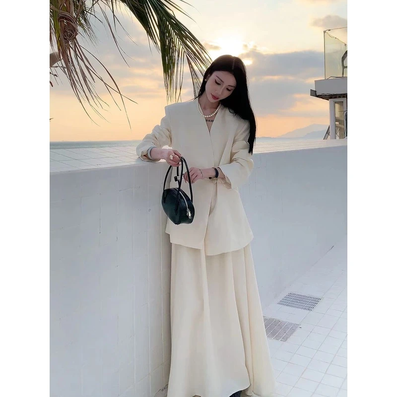 二静子 2024波光粼粼！轻奢中式套装 6776