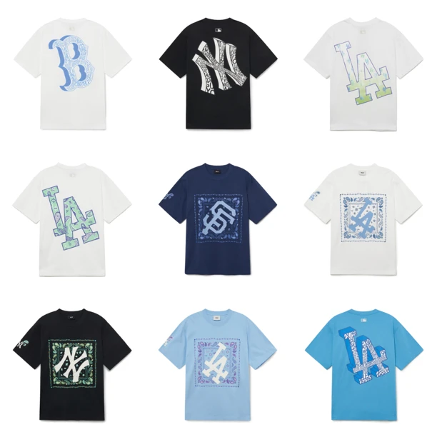 MLB 2033SS 【断码】短袖T恤简约时尚潮流休闲男女同款情侣百搭