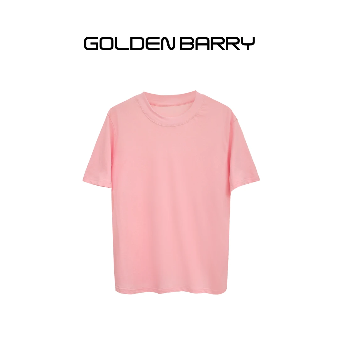GOLDENBARRY|201886女款净版圆领短袖T恤