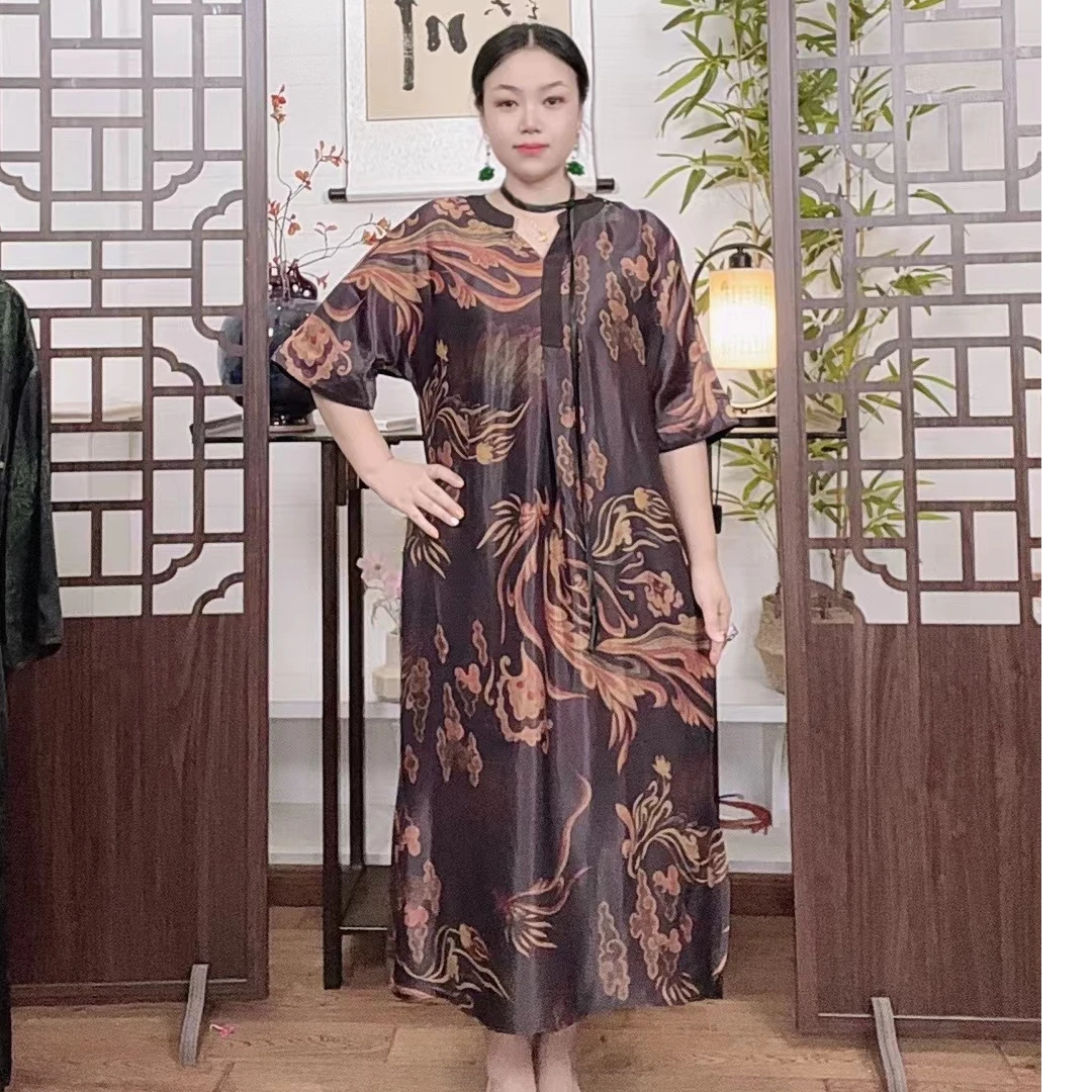 175【云中凤】新款时尚减龄气质国风女装连衣裙