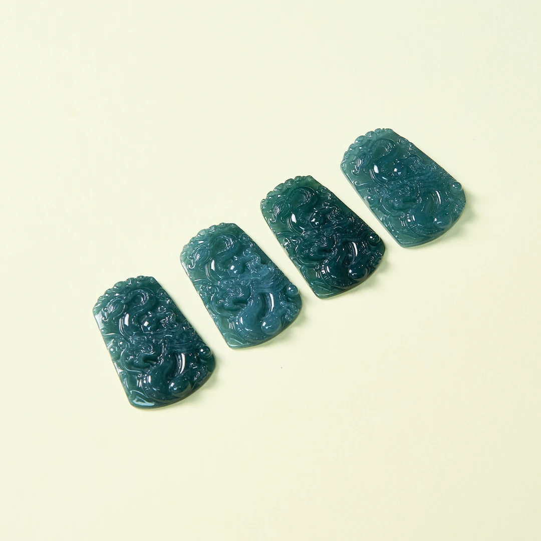 菲菲珠宝好/翡翠吊坠-龙牌约38*25mm/多样性发一