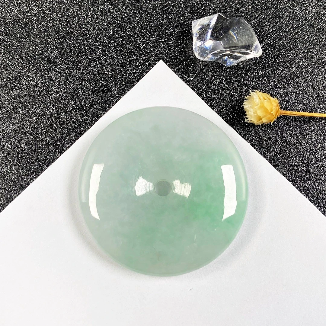 【春日珠宝】菲菲珠宝好*翡翠平安扣吊坠