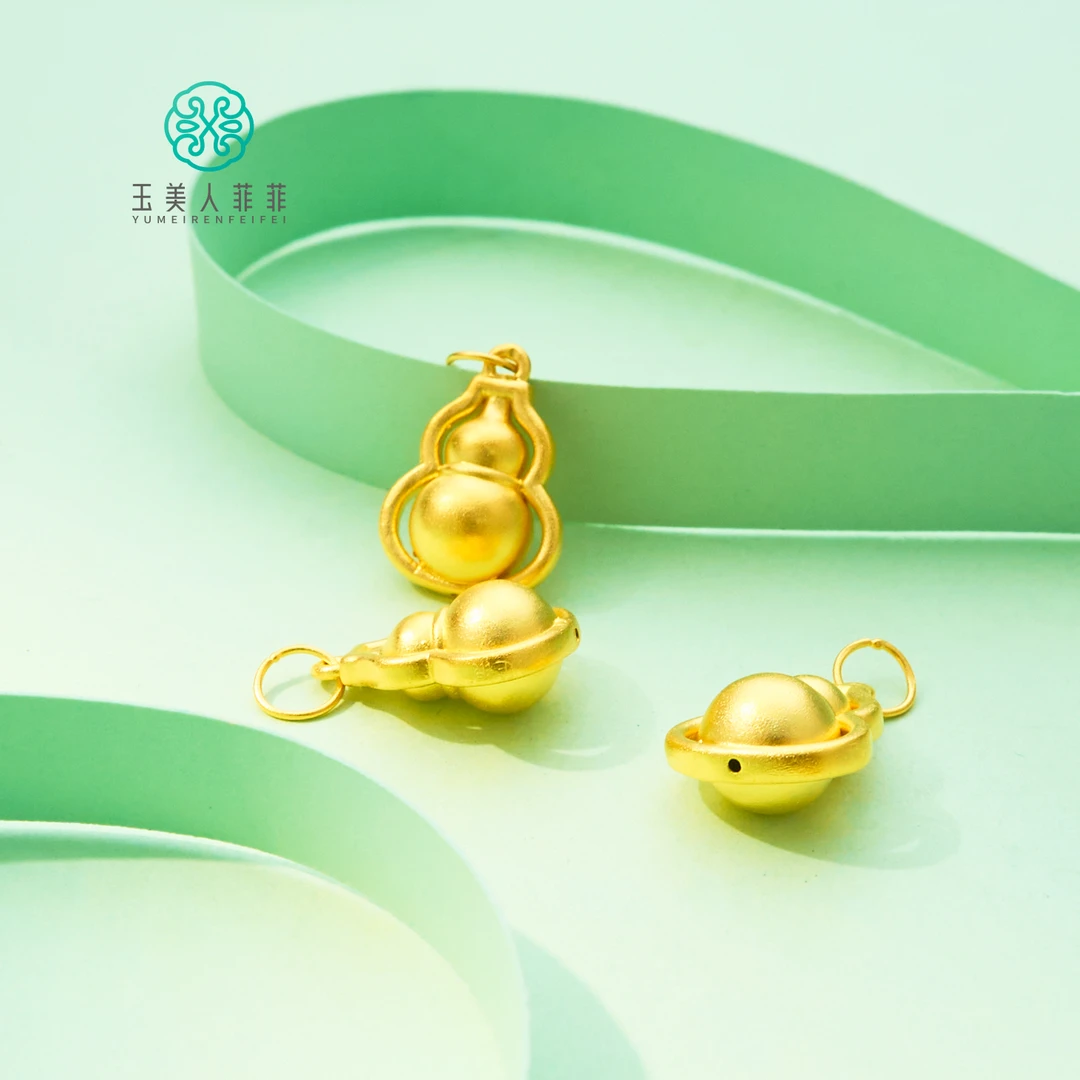 吊坠足银 玉美人菲菲^足银小葫芦吊坠约22*13mm-多样性发一