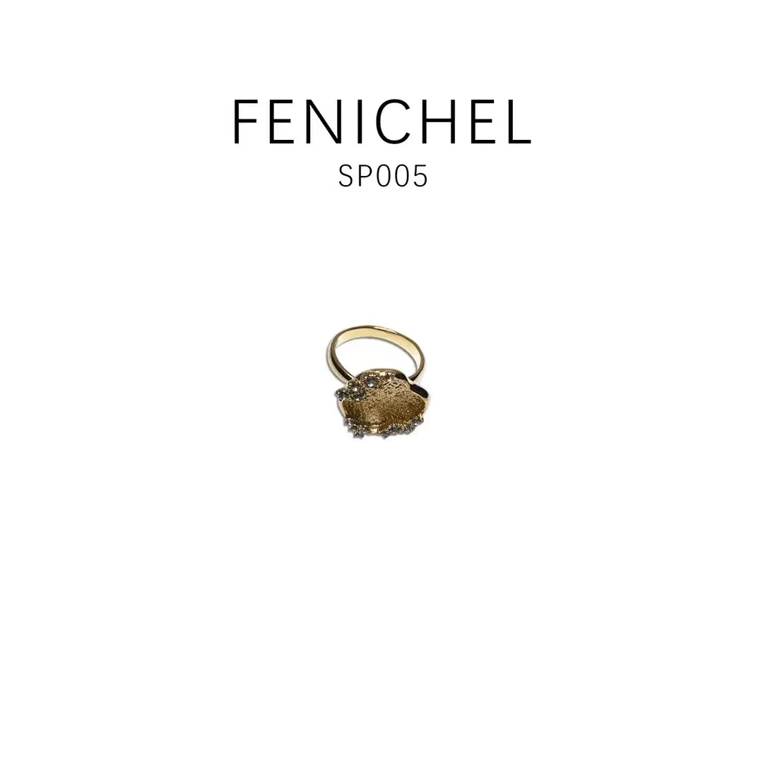 戒指 时尚精致设计款荷叶边戒指～SP005