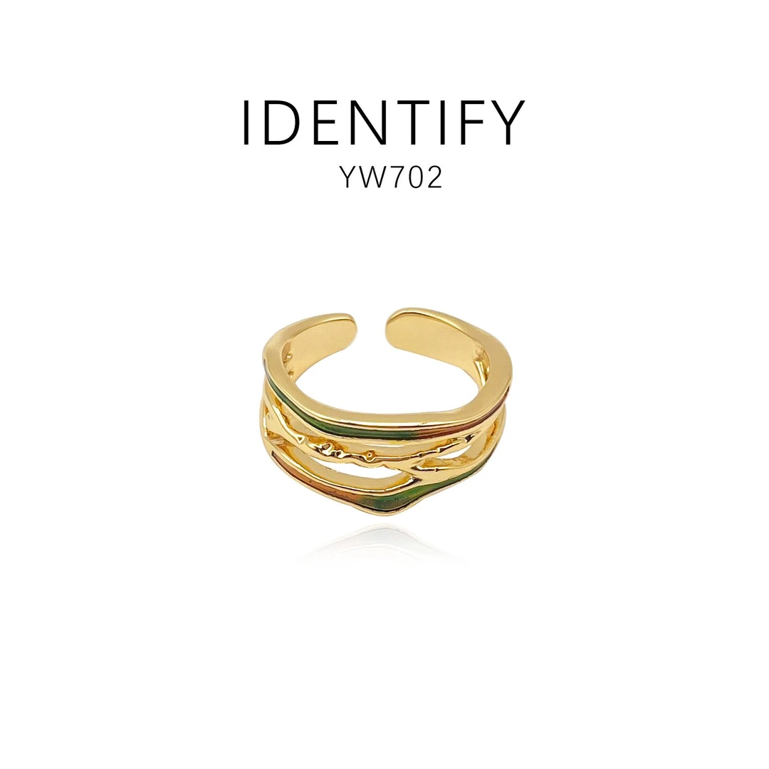 铜合金戒指 设计款时尚精致戒指~YW702