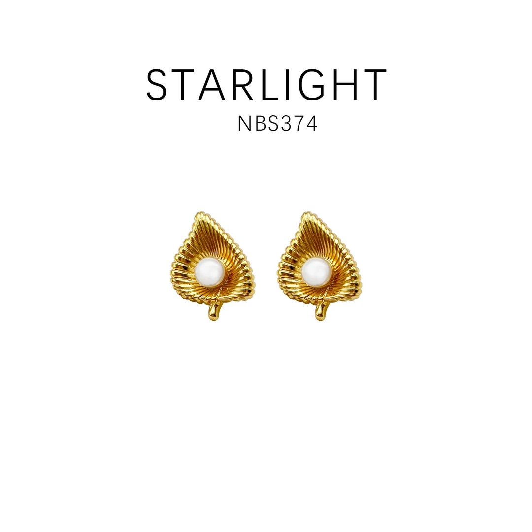 铜合金耳饰 经典款优雅简约气质百搭耳饰~NBS374