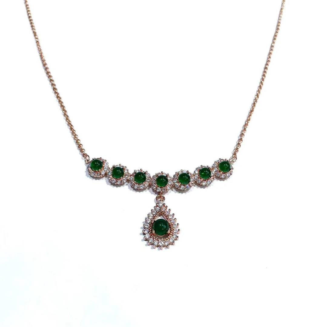 铜合金项链 设计款优雅时尚轻奢百搭项链~AE518