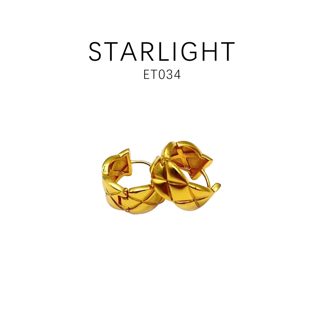 铜合金耳饰 经典款优雅时尚百搭耳饰～ET034