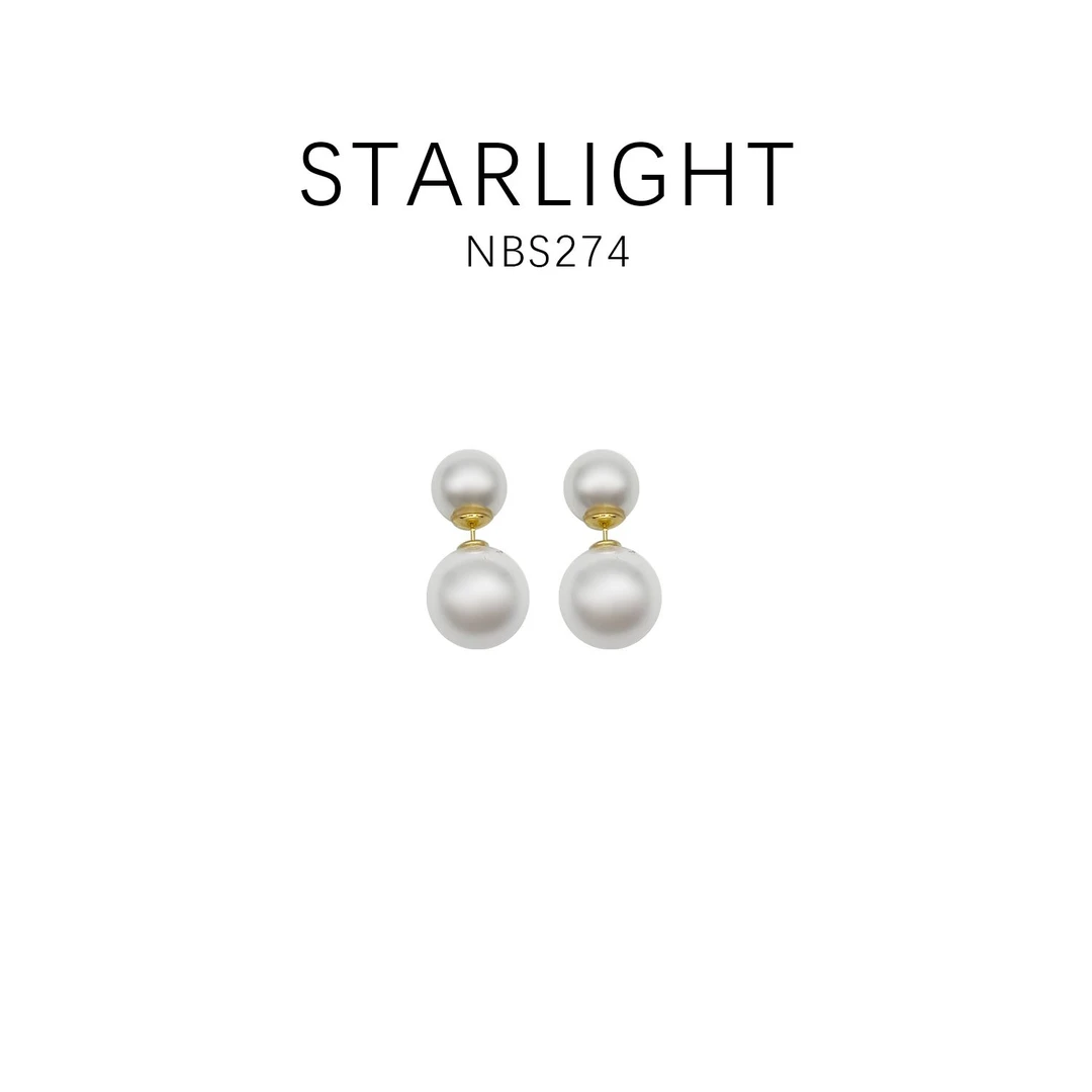 铜合金耳饰 设计款优雅时尚气质百搭耳饰~NBS274