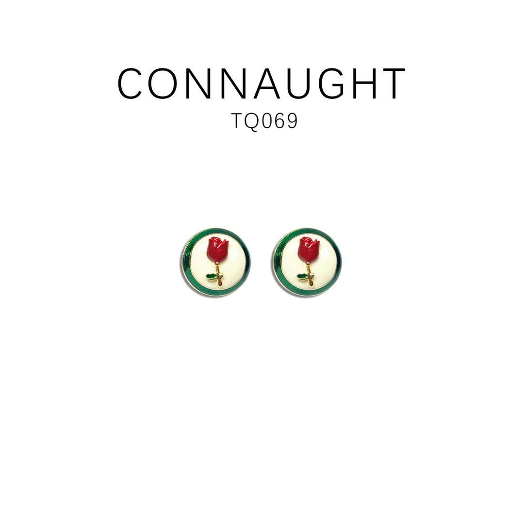 铜合金耳饰 经典款优雅简约气质百搭耳饰~TQ069