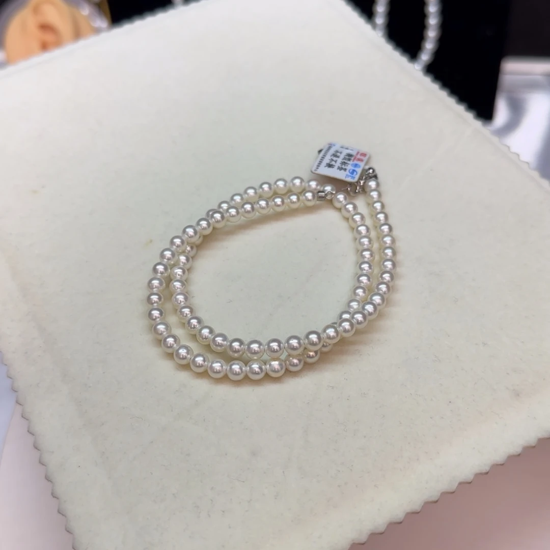 【闪购商品】淡水珍珠项链银S925镶嵌
