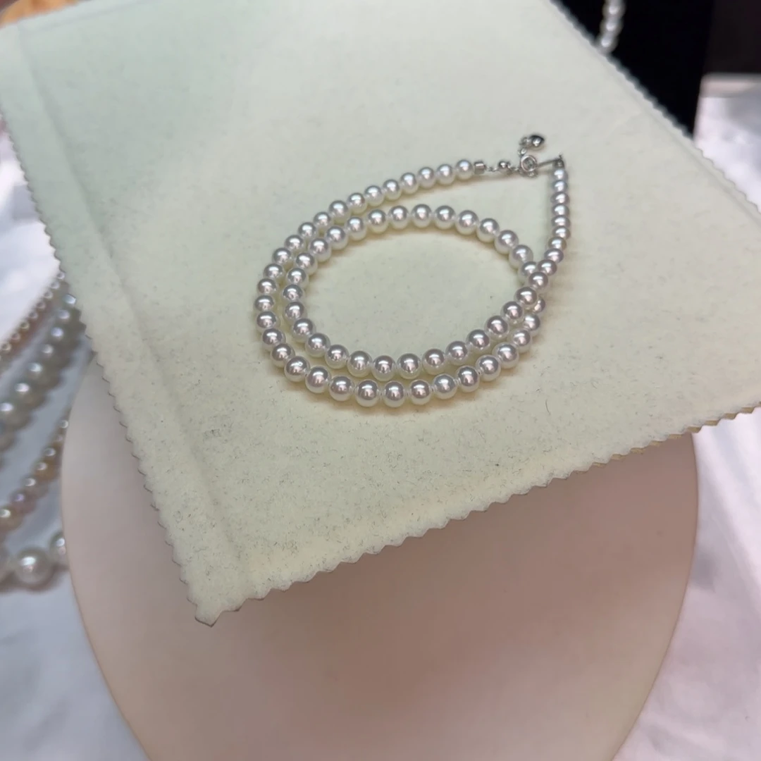 【闪购商品】淡水珍珠项链银S925镶嵌