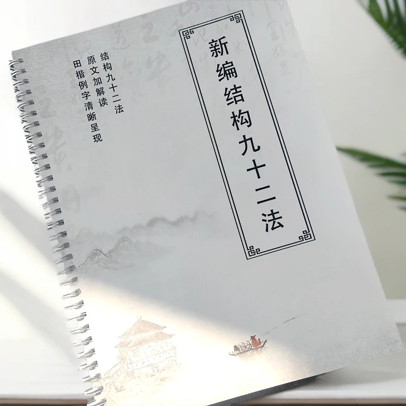 【结构字卡】欧体田楷结构字卡清晰原文解读楷书