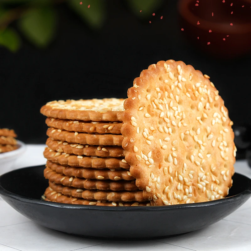 芝麻饼香酥薄脆饼干脆饼传统老式8090后怀旧零食儿童营养早餐代餐