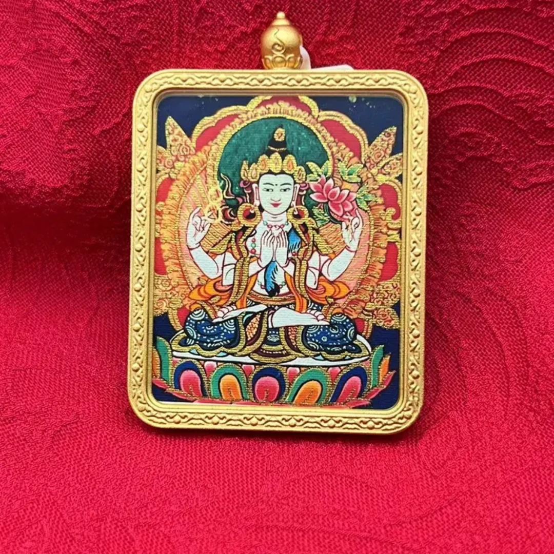 八大彩绘【蘭鑄藏传】随身 携带 唐卡 藏传  高品绘画卡