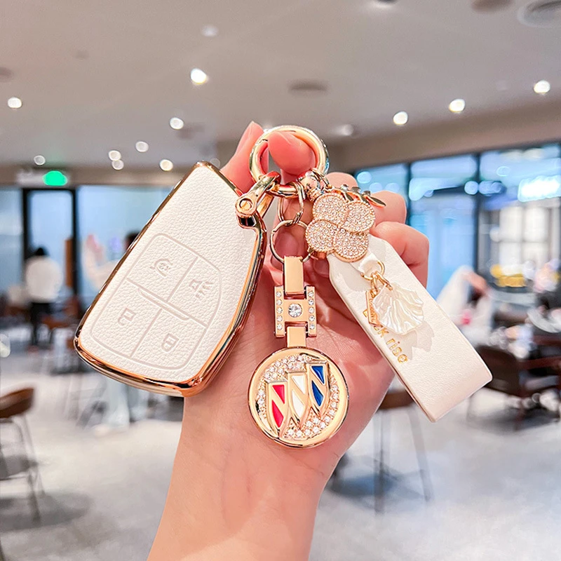 适用别克昂科威plus钥匙套昂科威s高档2023款昂科威gs车女壳包扣