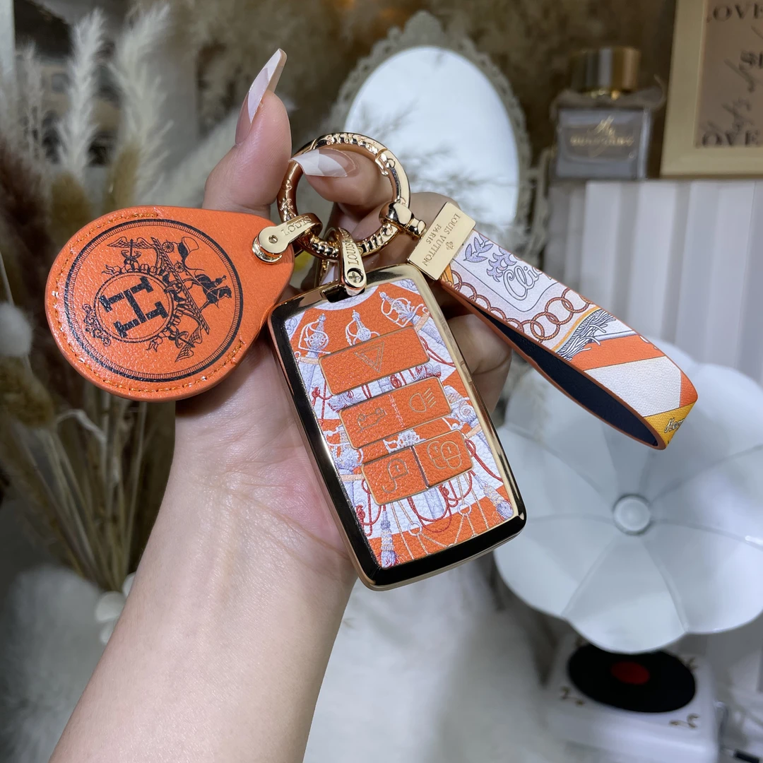 路虎揽胜钥匙套发现运动版捷豹星脉神行卫士发现5/4包极光女壳扣