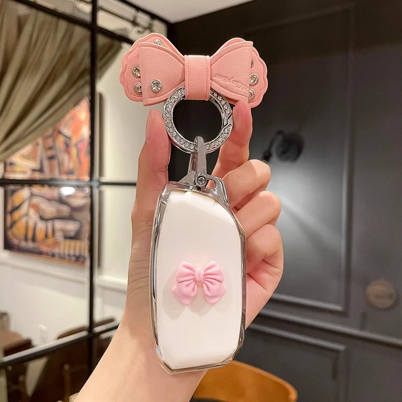 适用宝马钥匙套3系5系325li刀锋新款x3高级感1系i3三五x2壳扣女生